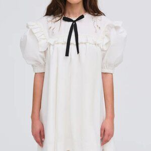 For Love & Lemons Blair White Mini Dress NWT